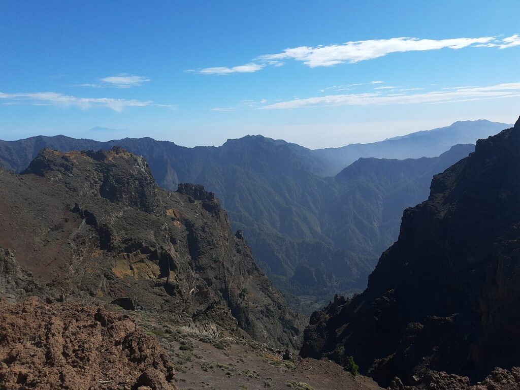 Panorámica de la Caldera de Taburiente, La Palma