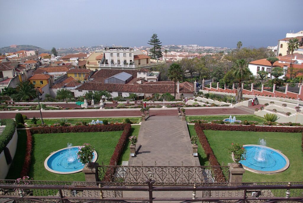Jardines Victoria o Quinta Roja en La Orotava