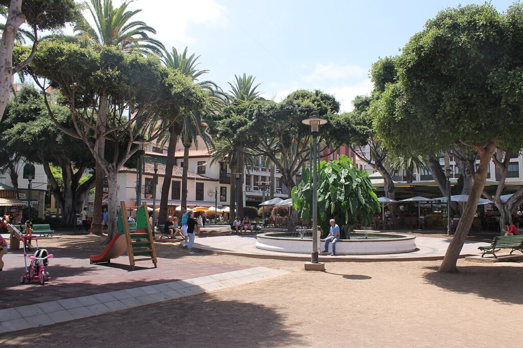 Plaza del Charco, centro histórico del Puerto de la Cruz
